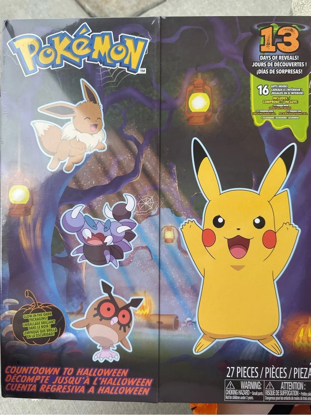 Pokémon Countdown to Halloween Calendar
